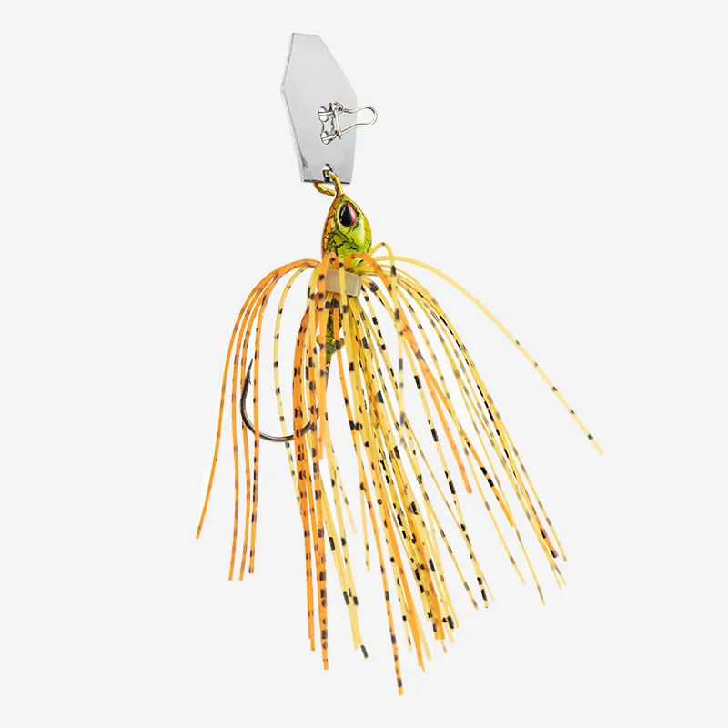 Fishing Chatterbait 3D Eyes Jig Bass Lures Rubber Skirt Spinner Buzzbait Chatter artificial bait