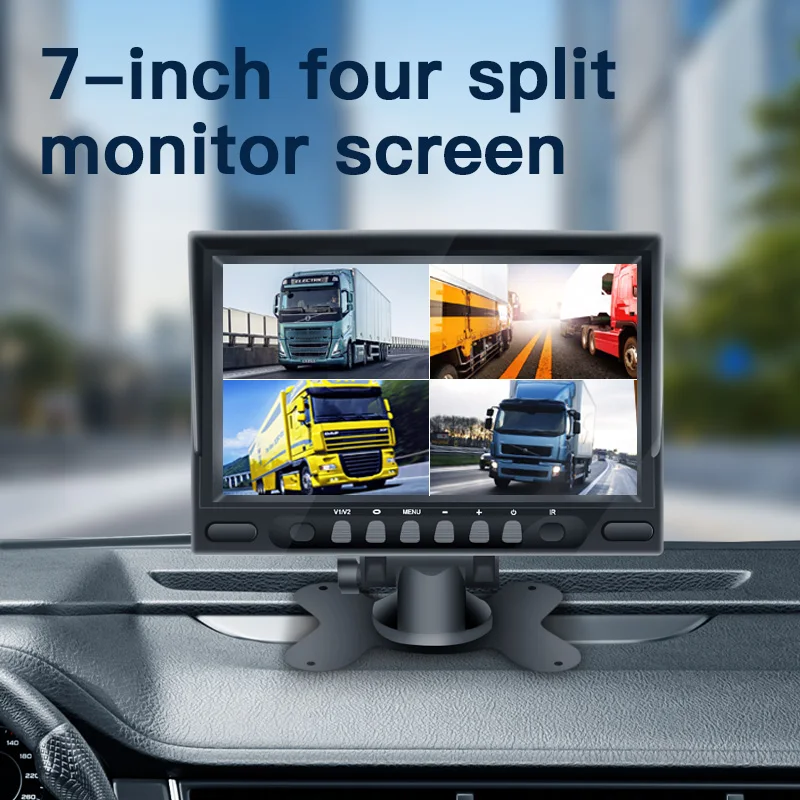 CCENTEN 4-Channel car mounted video recorder MDVR dual SD card network high-definition 1080P video AHD monitoring set