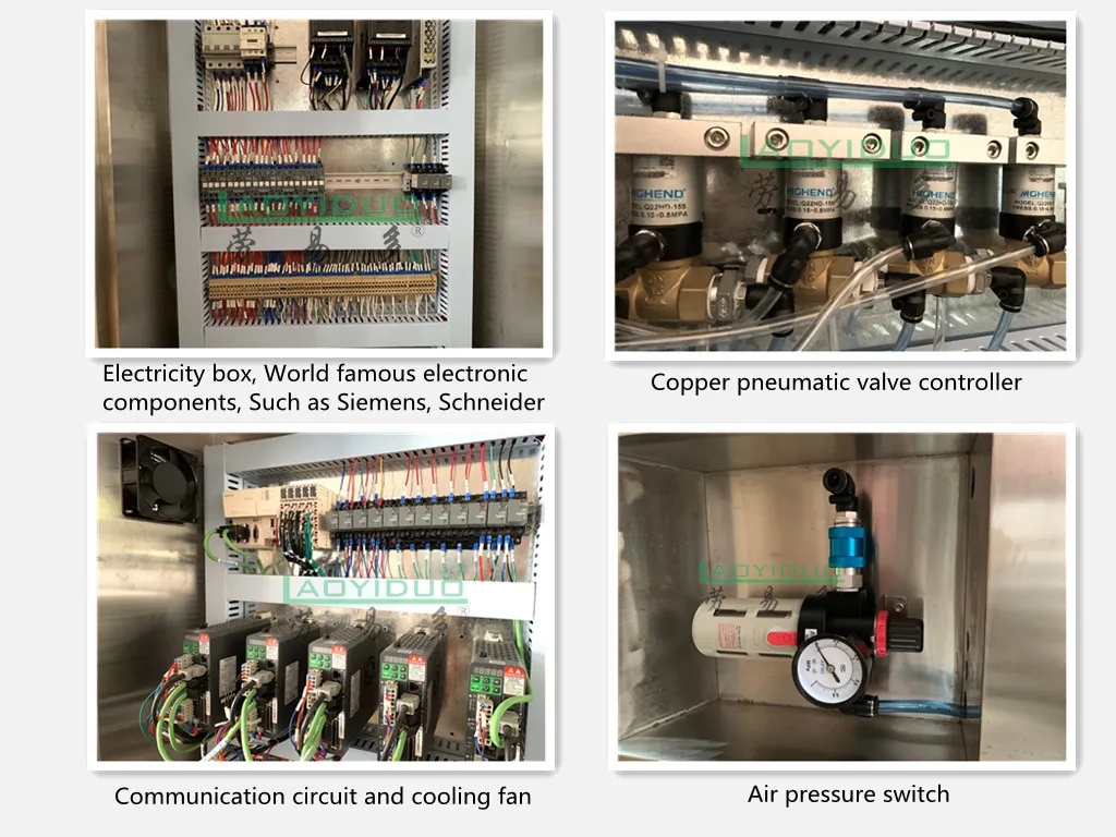 Lubricating oil and detergent automatic packaging production line