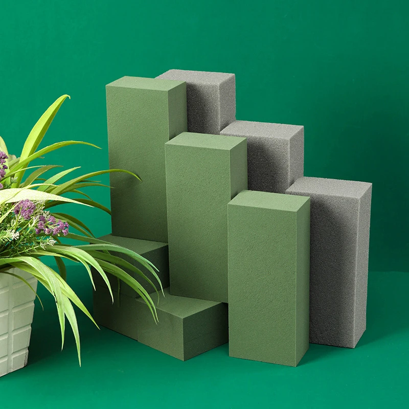 Hot Sale Standard Dry Floral Foam Bricks with Different Color Type Flower Foam for Artificial Flowers Stem