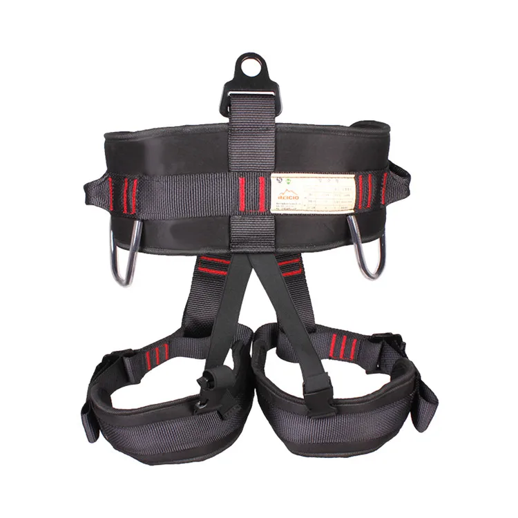 Fall protection high strength half body belt climbing safety harness