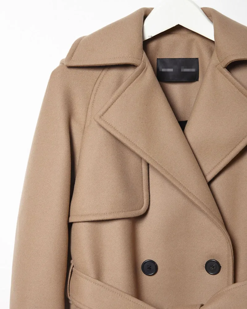 Top Quality 100% Cashmere Ladies Long Coats Winter Cashmere Coat