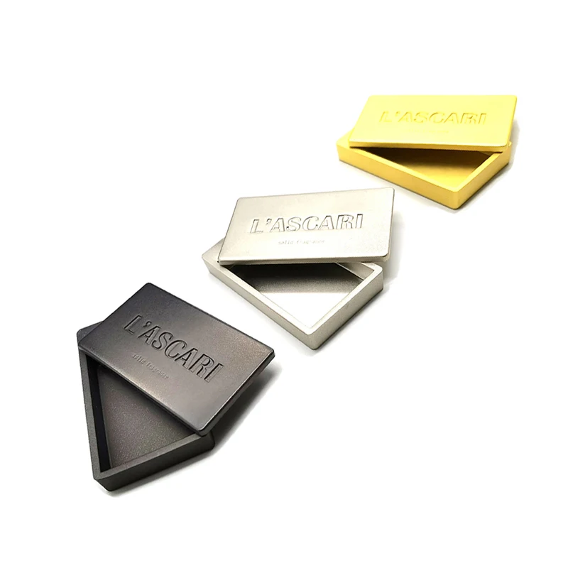 sliding refill magnetic solid cologne container