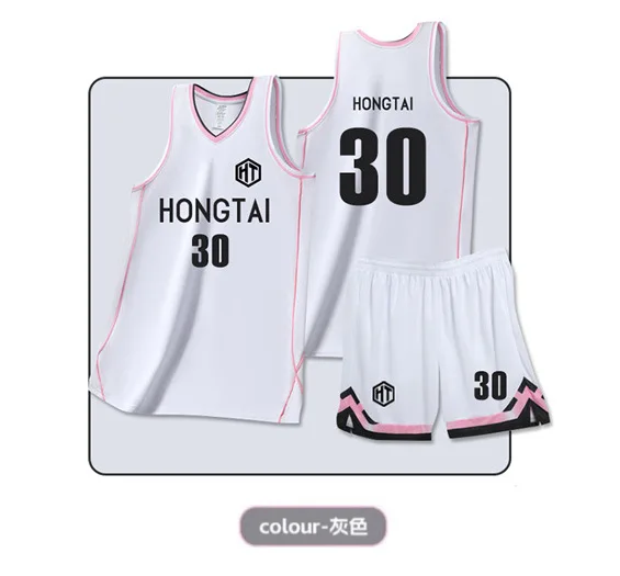 Custom Logo Basketball Sportswear Suit Made from Polyester Fiber for Outdoor Sports