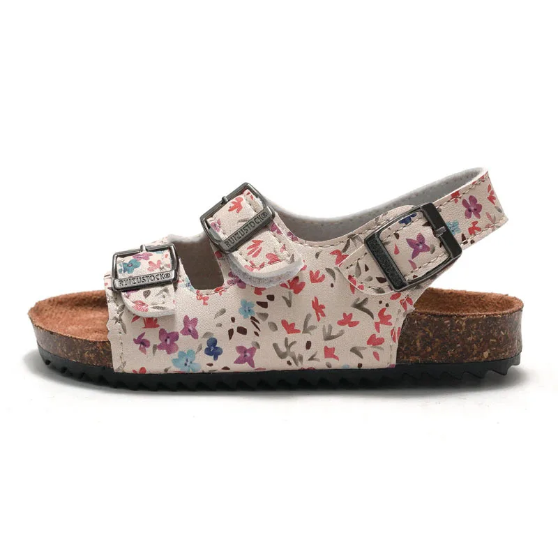 Unisex 2024 hot selling wood slipper anti-slip sandal shoes for 2-14 years boys and girls