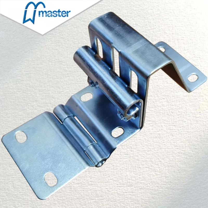 Sectional garage door hinges