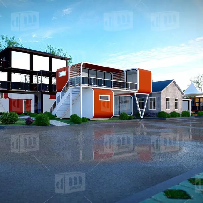 Manufacturer Commercial Mobile Container Hotel Mobile Detachable Home Park Commercial Decoration House Space Capsule Hotels