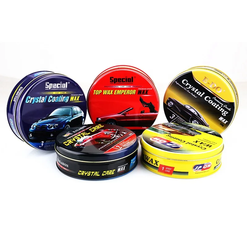 Hot sale custom printing luxury colorful auto polish wax car wax empty metal tin box