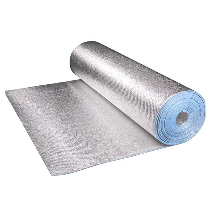Ceiling heat insulation polyethylene aluminum foil backed epe foam insulation sheet bubble foil insulation roofing
