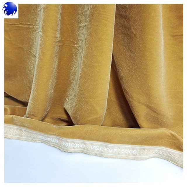 china fashion micro velvet 5000 100% polyester superior quality micro velvet 5000