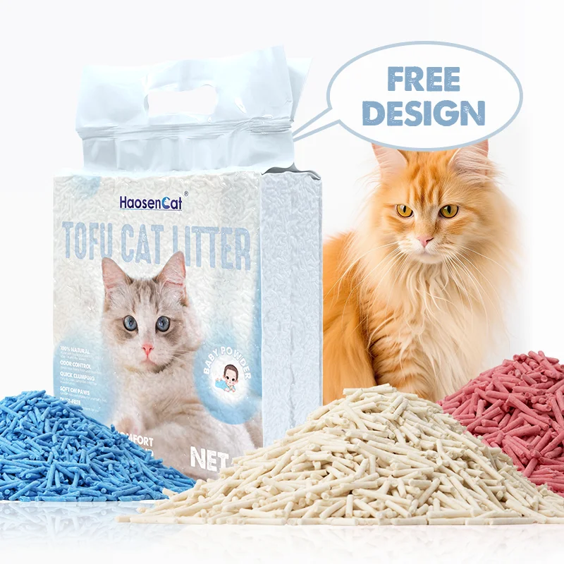 Fast Delivery Factory Direct Sale Strong Clumping Long Lasting Freshness Low Tracking Tofu Cat Litter