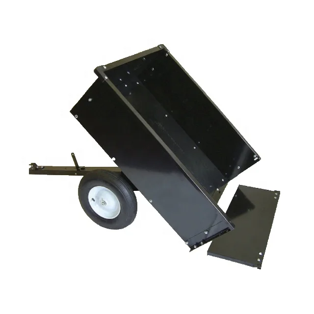 
Removable dump cart garden trailer mower trailer for any outside tractors 