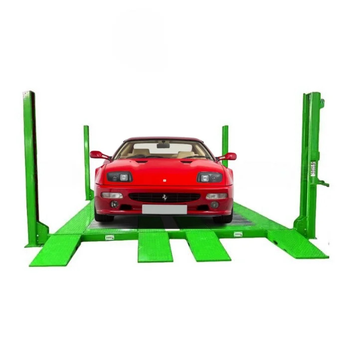 High Quality 4 Post Car Lift Customized Garage Equipment Car Parking Lift For Sale
