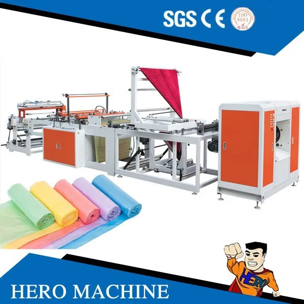HERO nylon polythene t-shirt carry bag making production machine price packaging material making machine