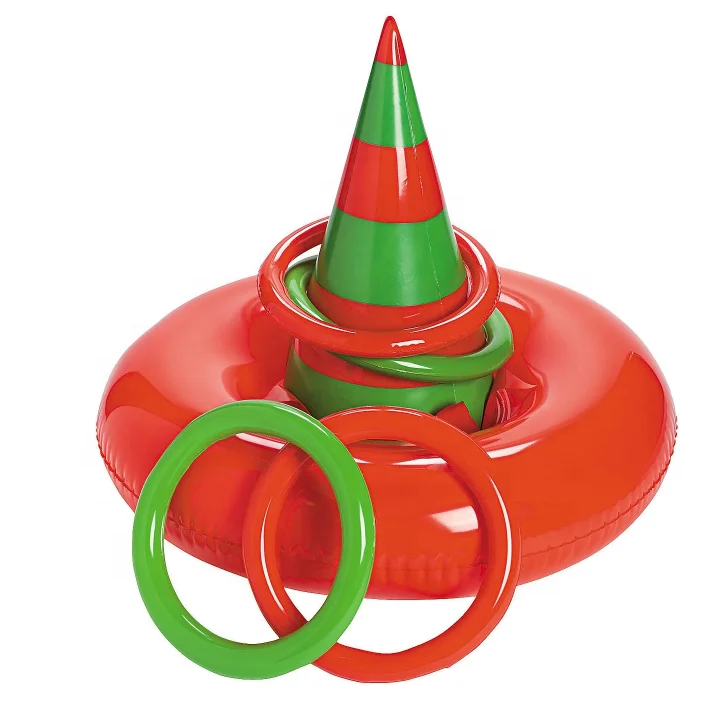 Inflatable Hat Ring Toss for Christmas  Inflatable Games  Christmas toys