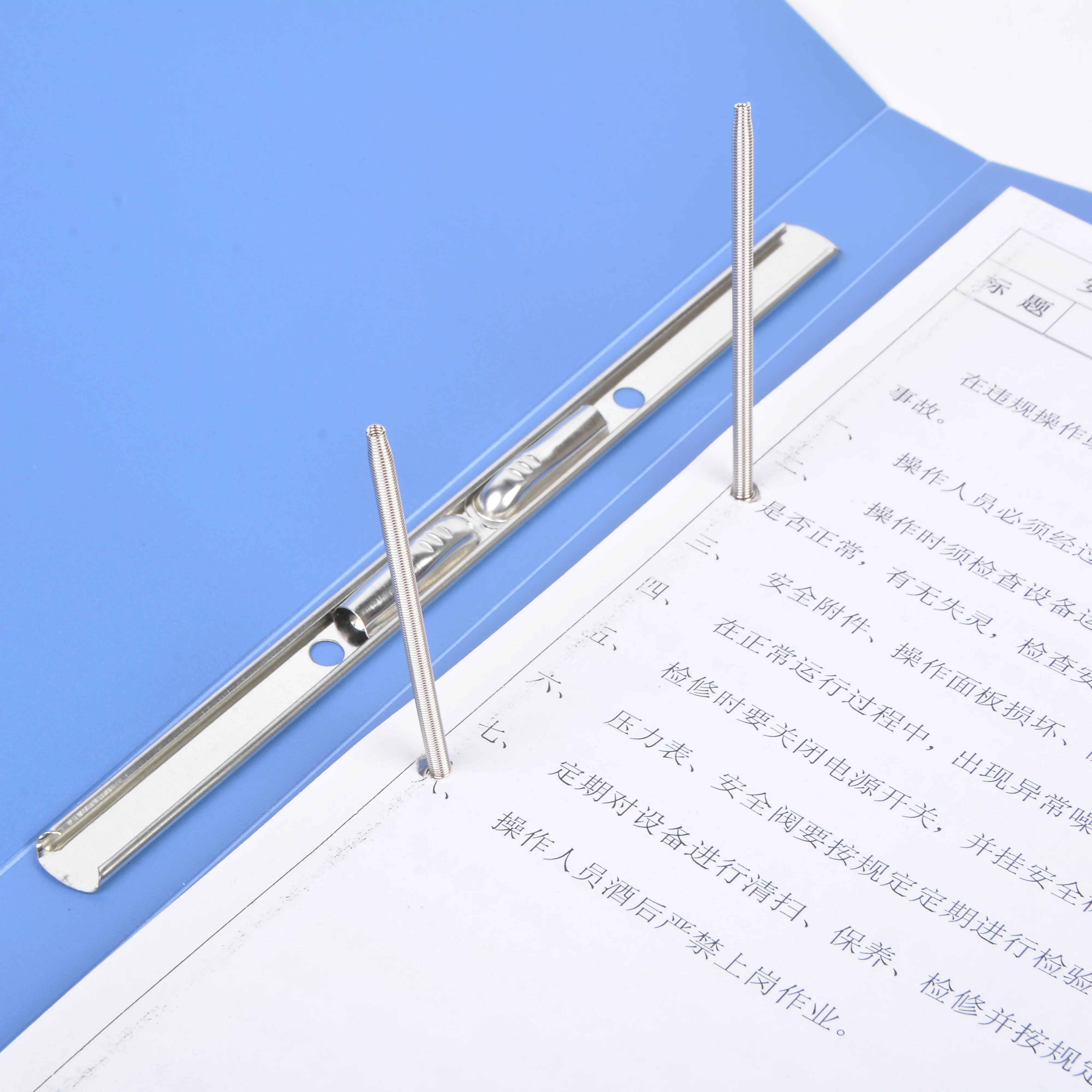 Wholesale Cheap Factory Custom Metal Folder Accessories Stainless Steel Metal Paper File Fastener For Office and School