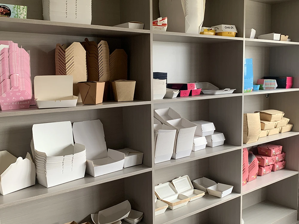 High speed full automatic burger box making machine with CE certificate