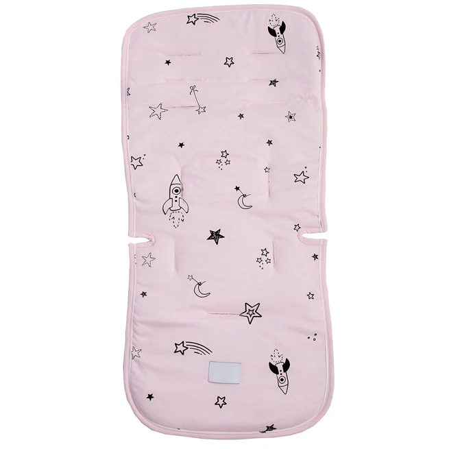 Factory Price Reversible Pure Cotton Universal Baby Seat Liner for Stroller Car Seat