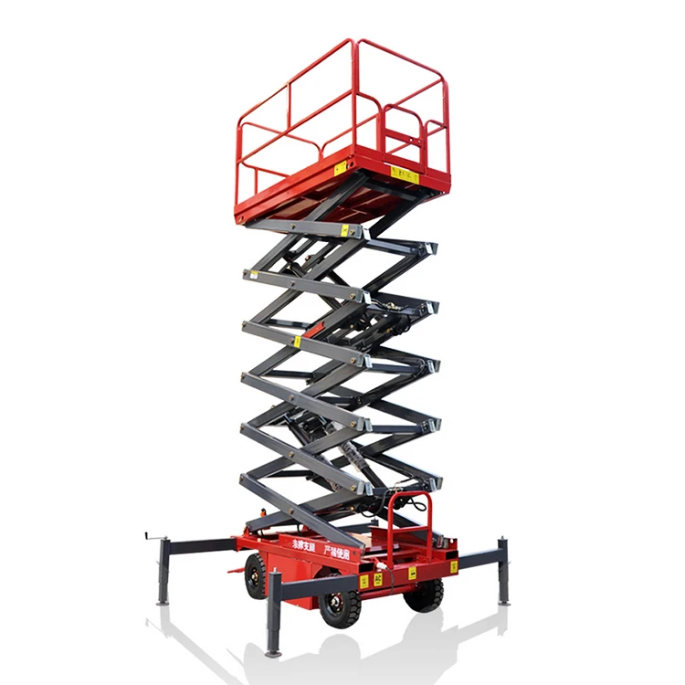 Ножничный подъемник Электрический самоходный ножничный подъемный стол Китай