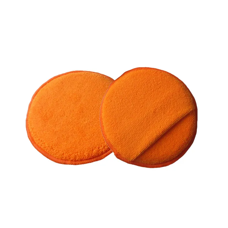 
Wholesale 5 Inch colorful microfiber applicator Car Detailing Microfiber Wax Polishing Sponge Applicator Pad 
