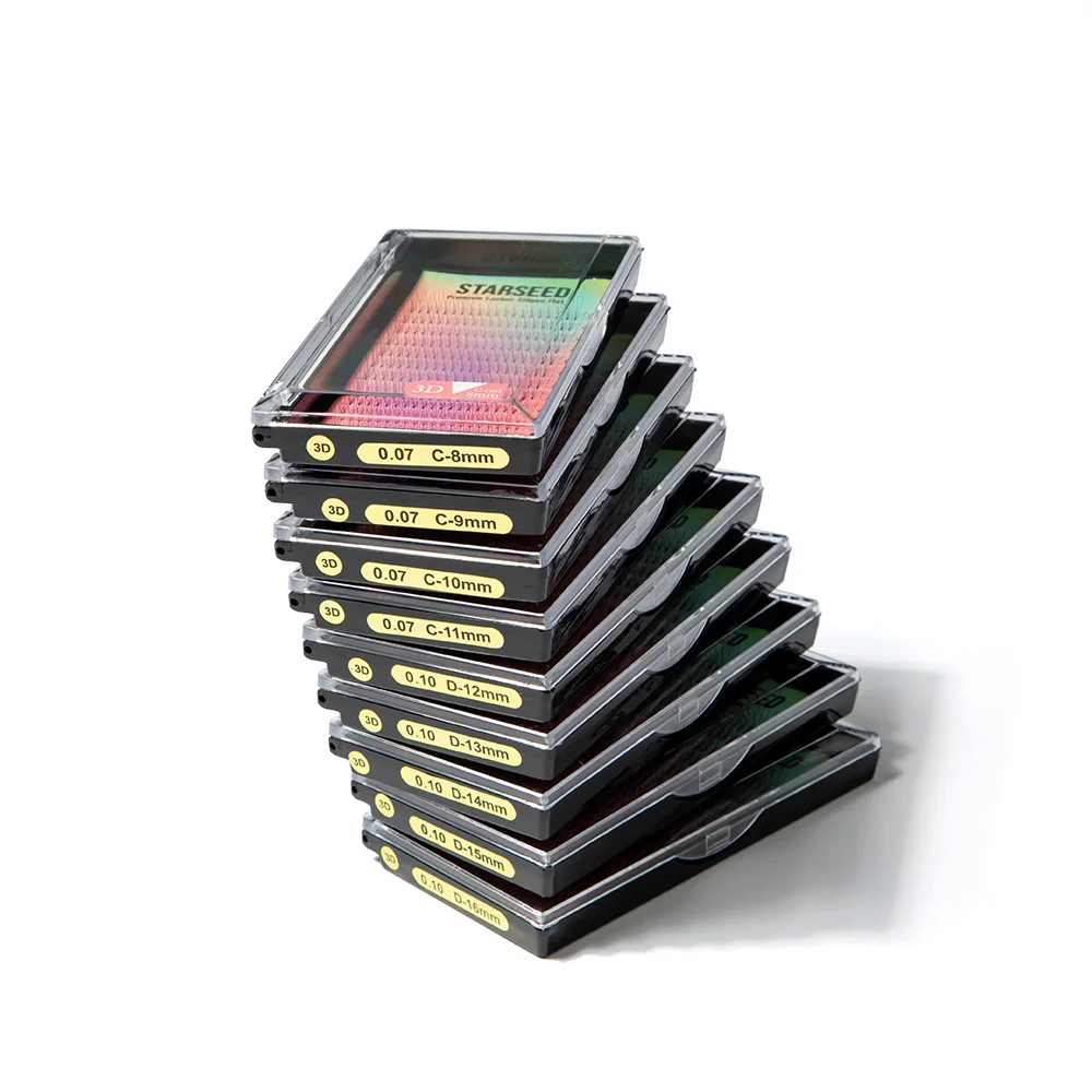 Wholesale pre made eyelash extension fanned 5d 6d 3d eyelash extension easy fans mega volume Lashes premade fans Lash extensions