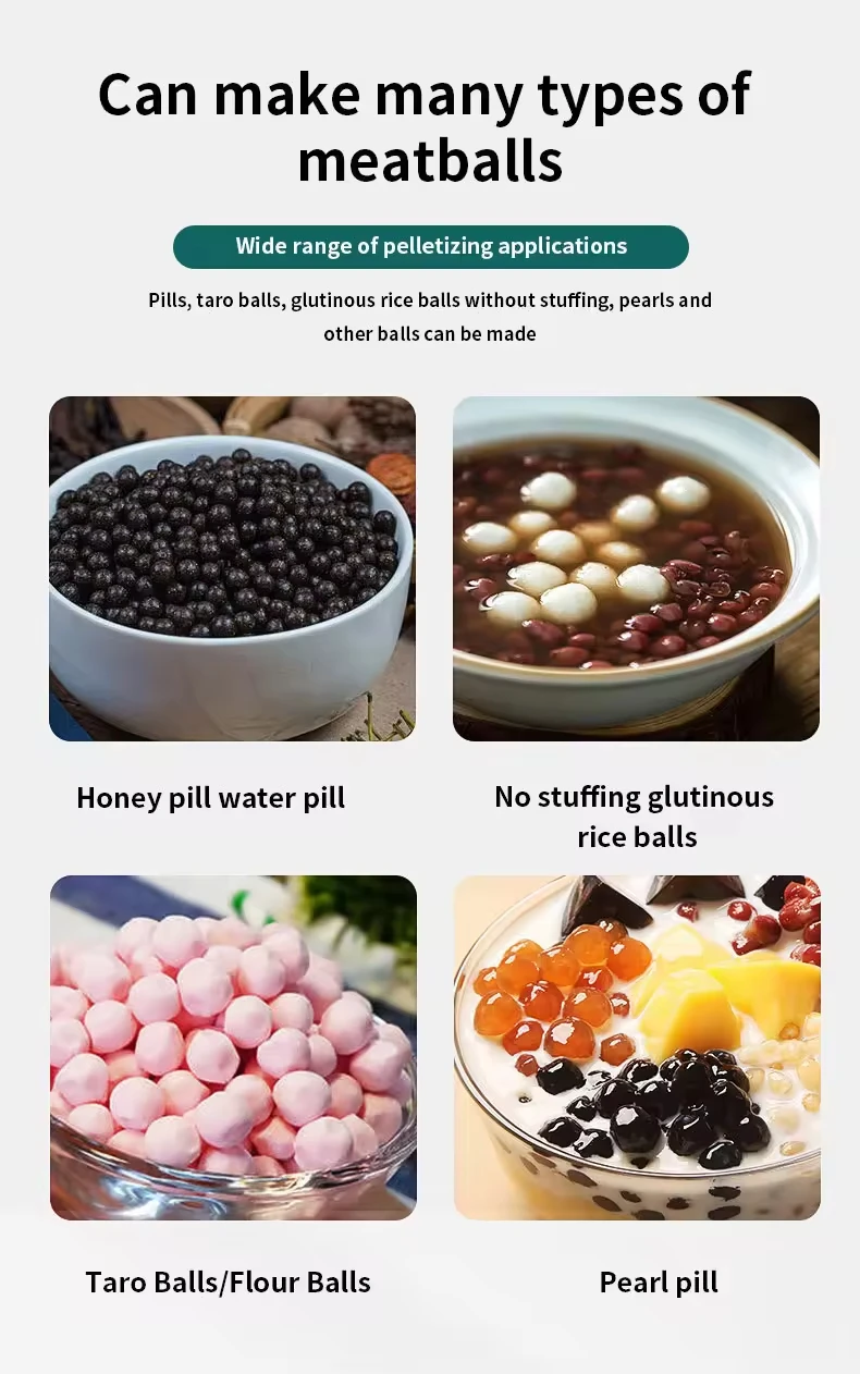 Factory Direct Bubble Tea Equipment Tapioca Pearl Ball Machine Commercial Tapioca Pearl Making Machine Vermicelli making machine