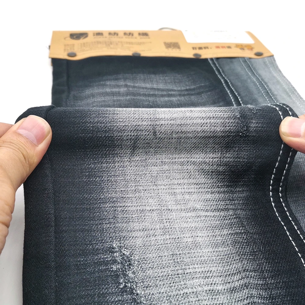 aufar new slub organic cotton denim fabric for men jeans wholesale in china high quality fabric jeans