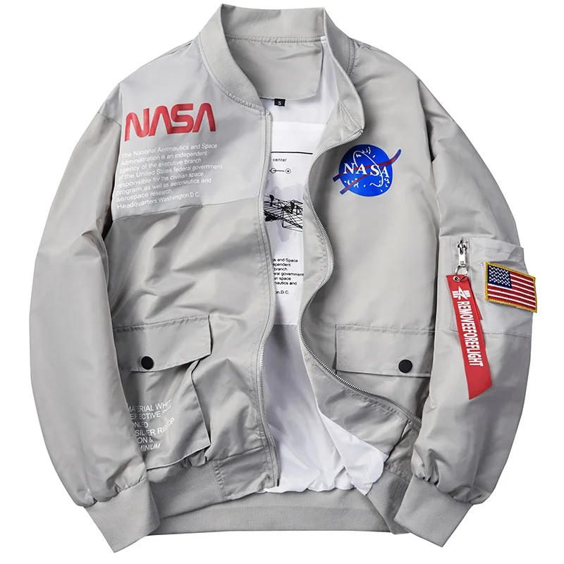 2021 Outdoor Baseball Man Coat Winter Flight jacket with logo crop varsity letterman nasa jacket