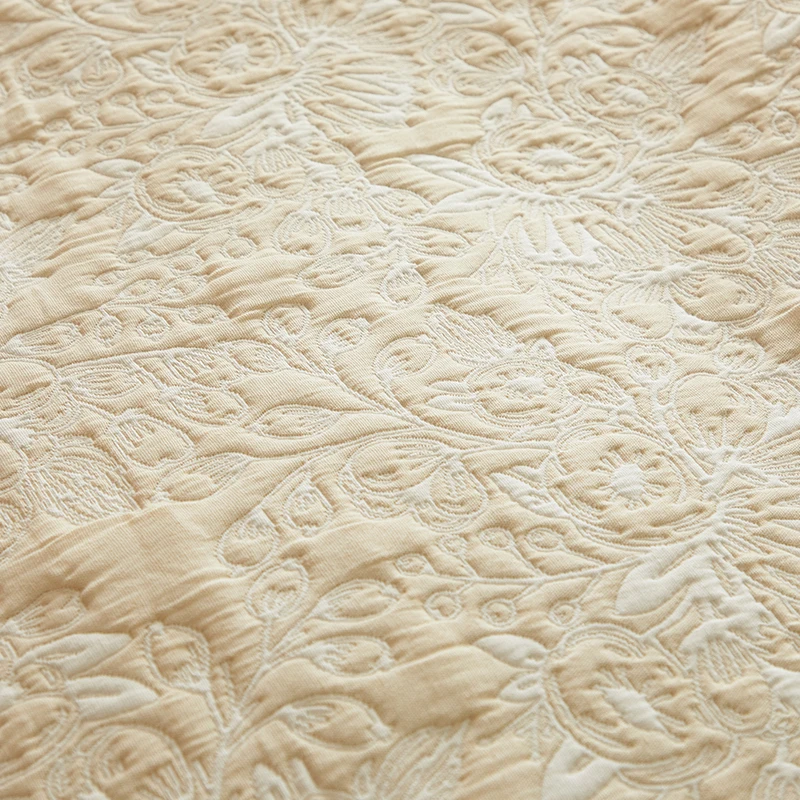 king size cotton Comforter set Bedding Sets 3pcs jacquard Bedspreads Close skin soft  Stitching Quilt set bed blanket