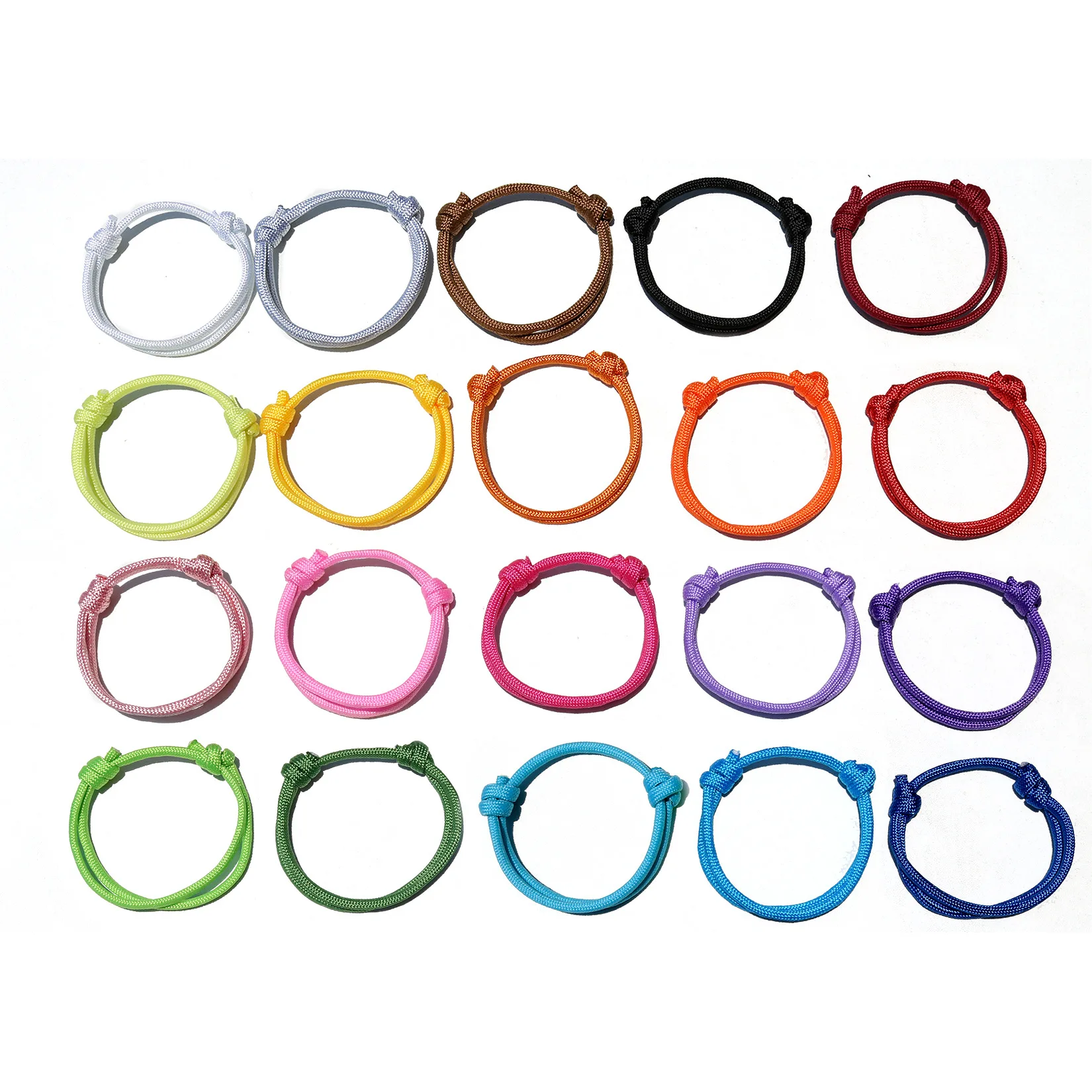 Fine Muti-Color Charm Bracelet Nautical Braided Adjustable Beach Surf Cord Bracelet for Party