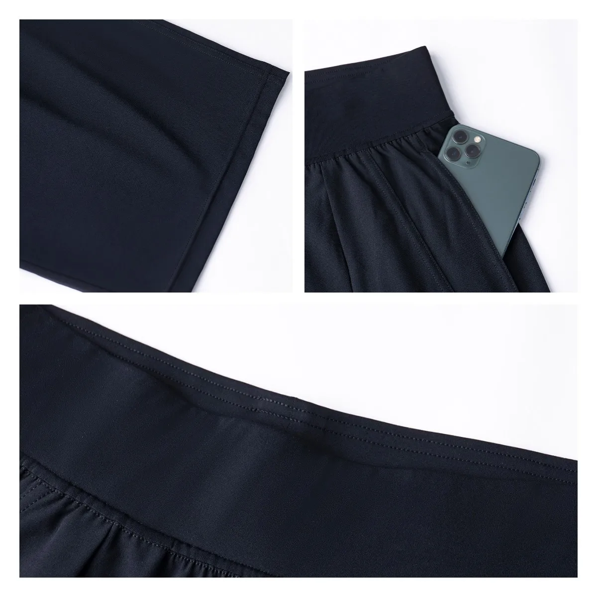 Casual Activewear Breathable Straight Loose Pants Pockets Running Yoga Training Workout Flare Pants Fitness Wear