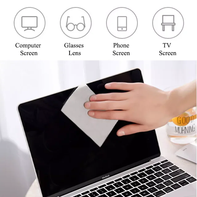 Wet Wipes For Glasses Cleaning Eco-friendly Lens Anti-fog Cleaning Wipes 100Pcs/Box 50Pcs/Box