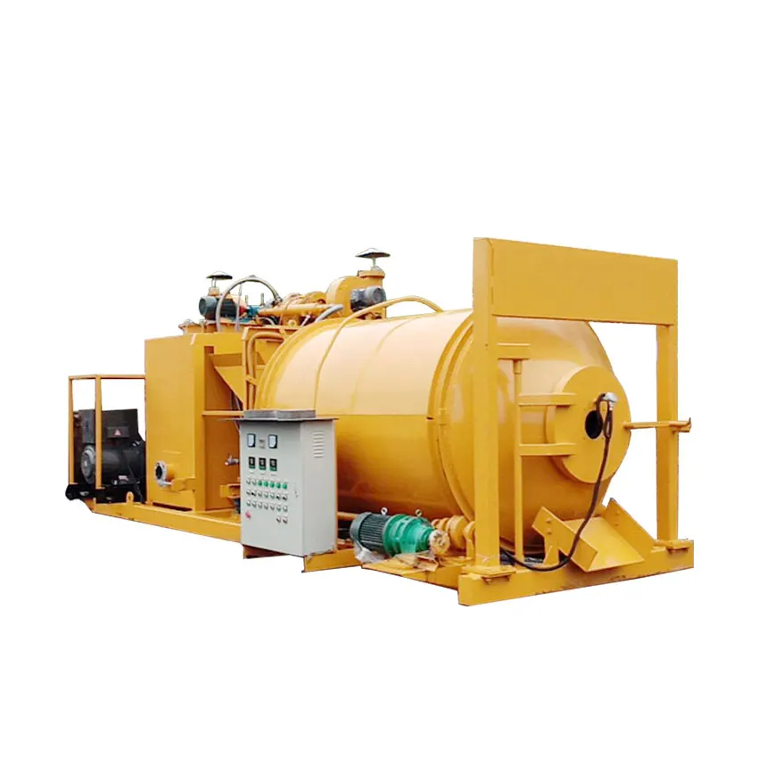 Small Hot Mix Bitumen Plant Portable Asphalt Drum Mixer
