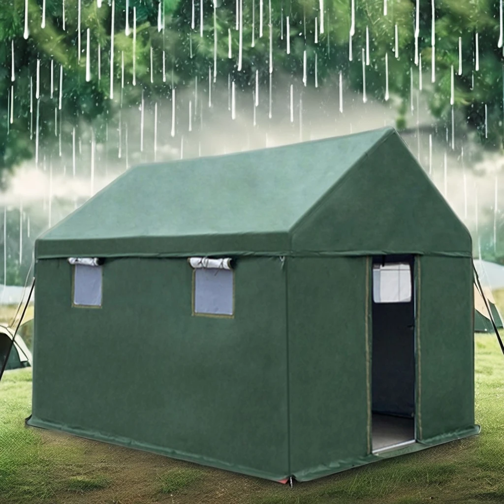 XiaShengLarge CivilThickenedWarm Rainproof Shelter Tent Construction Disaster Relief Emergency Straight Bracing Type Made Oxford