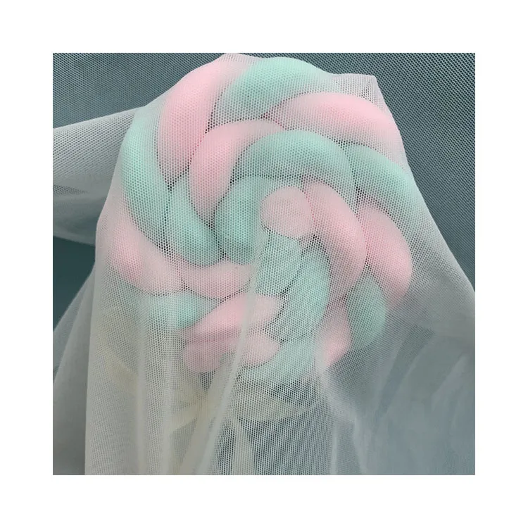 Net Organza Fabric Dress Spandex Nylon Fabric For Shapewear Clothing Embroidery