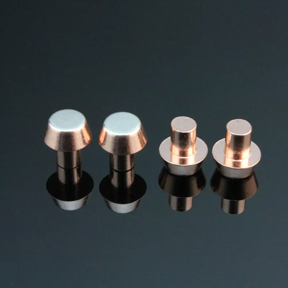 Electrical Silver AuNi CuNi Bimetal Contact Rivets for
