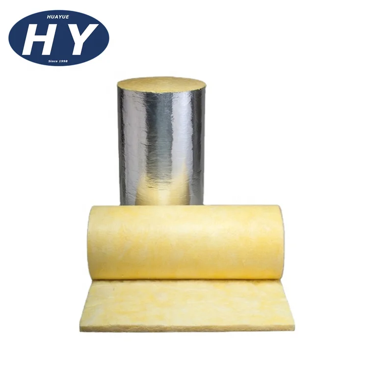 fiberglass insulation R1.3 R2.6 roofing epaisseur isolation laine de verre with FSK aluminum foil