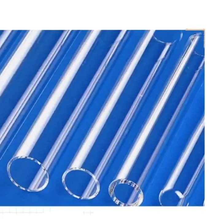 Manufacturers recommend transparent red custom cylinder fused silica quartz glass tube