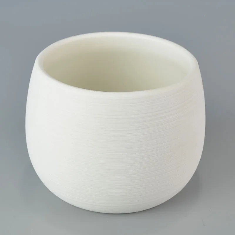 Wishhouse Top Quality Customization Wholesale Candle Vessels Colorful Ceramic Candle Jar For Soy Wax Scented Candles