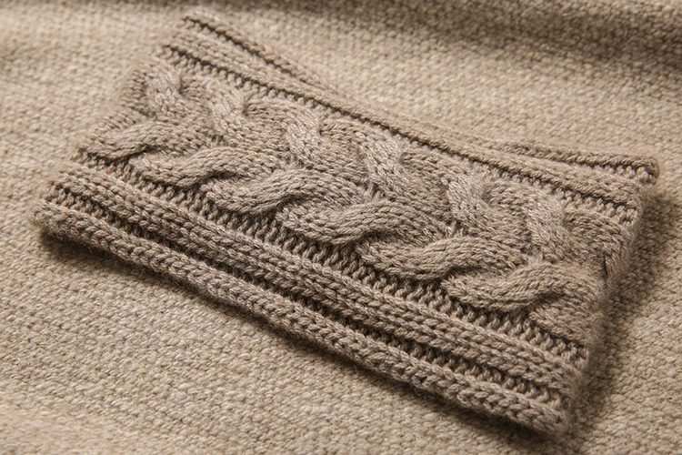 Winter Headband Women Girls Custom Cable Knit Cashmere Ear Warmer Head Warmer