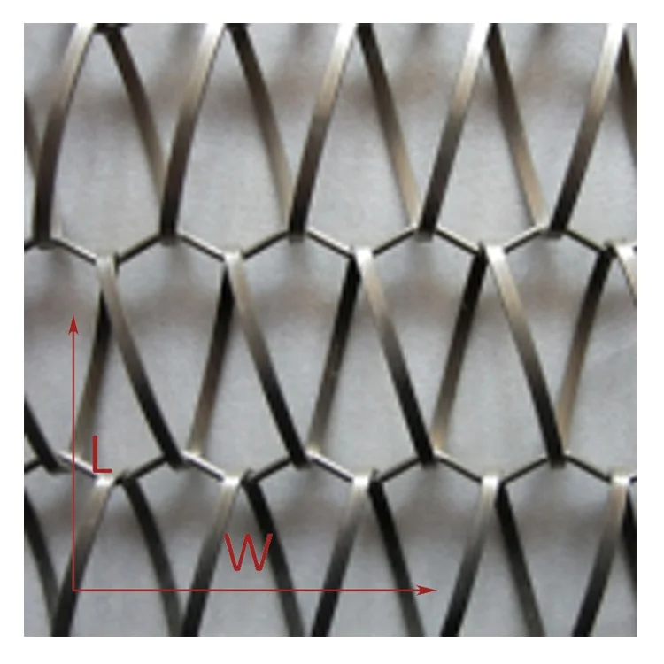 Exterior Decorative Aluminum Facade Mesh for Architectural Facade Design