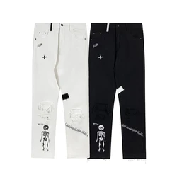 Men Pants Hip Hop Joggers Pants 2023 Male Trousers Mens Joggers Solid Multi-pocket Pants Sweatpants