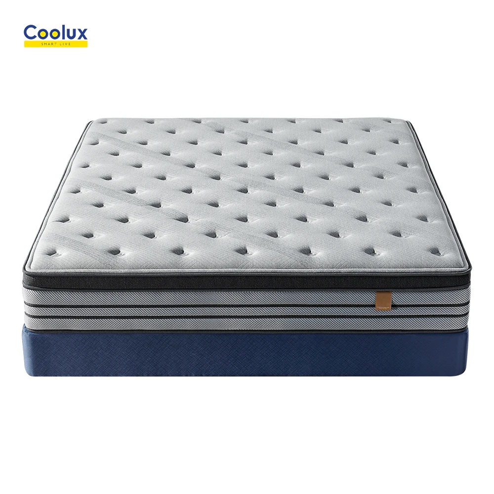 Factory Wholesale Luxury Korean Bed Roll Up In Box Twin Black 4 Inch Foam Mattress