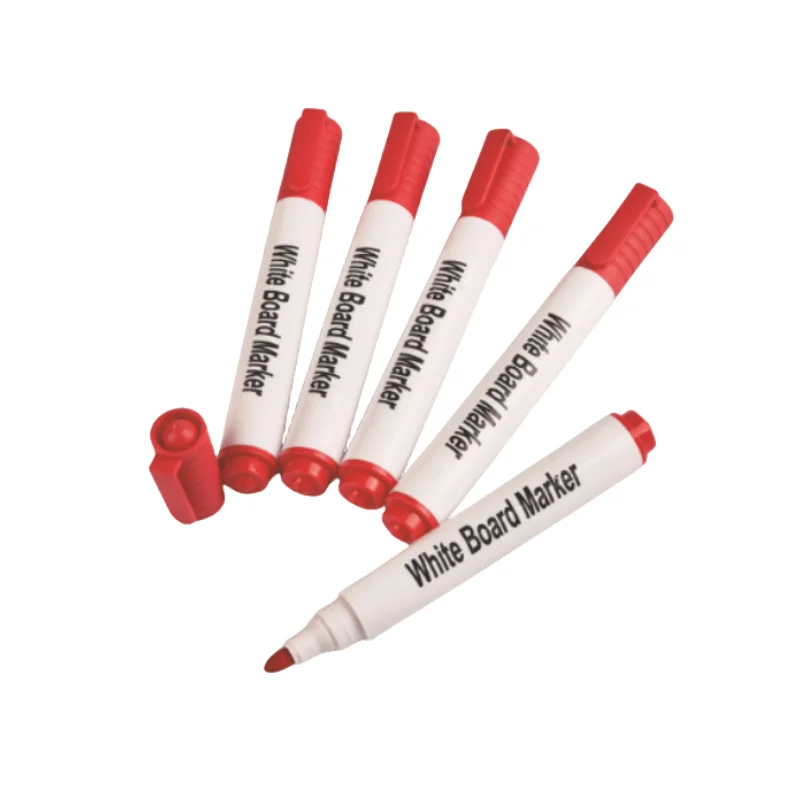 Classic Office Stationery Whiteboard Marker Pen in Red Blue Black-Erasable 3-Colour Markers for School Office or Home Use