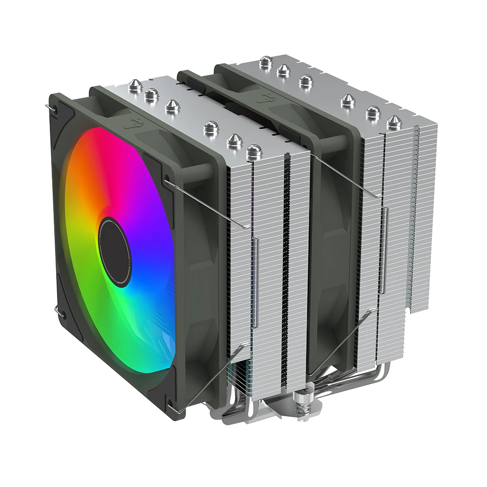 Wholesale CPU RGB Cooling Fan Air Heatsink Cooler Heat Radiator Fans CPU cooler AGHP  Anti-Gravity Heatpipe Radiator