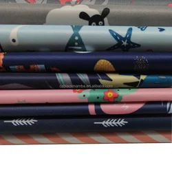 2022 china cheap hot sell 100% polyester pvc pu coated 230D oxford twill fabric for backpack