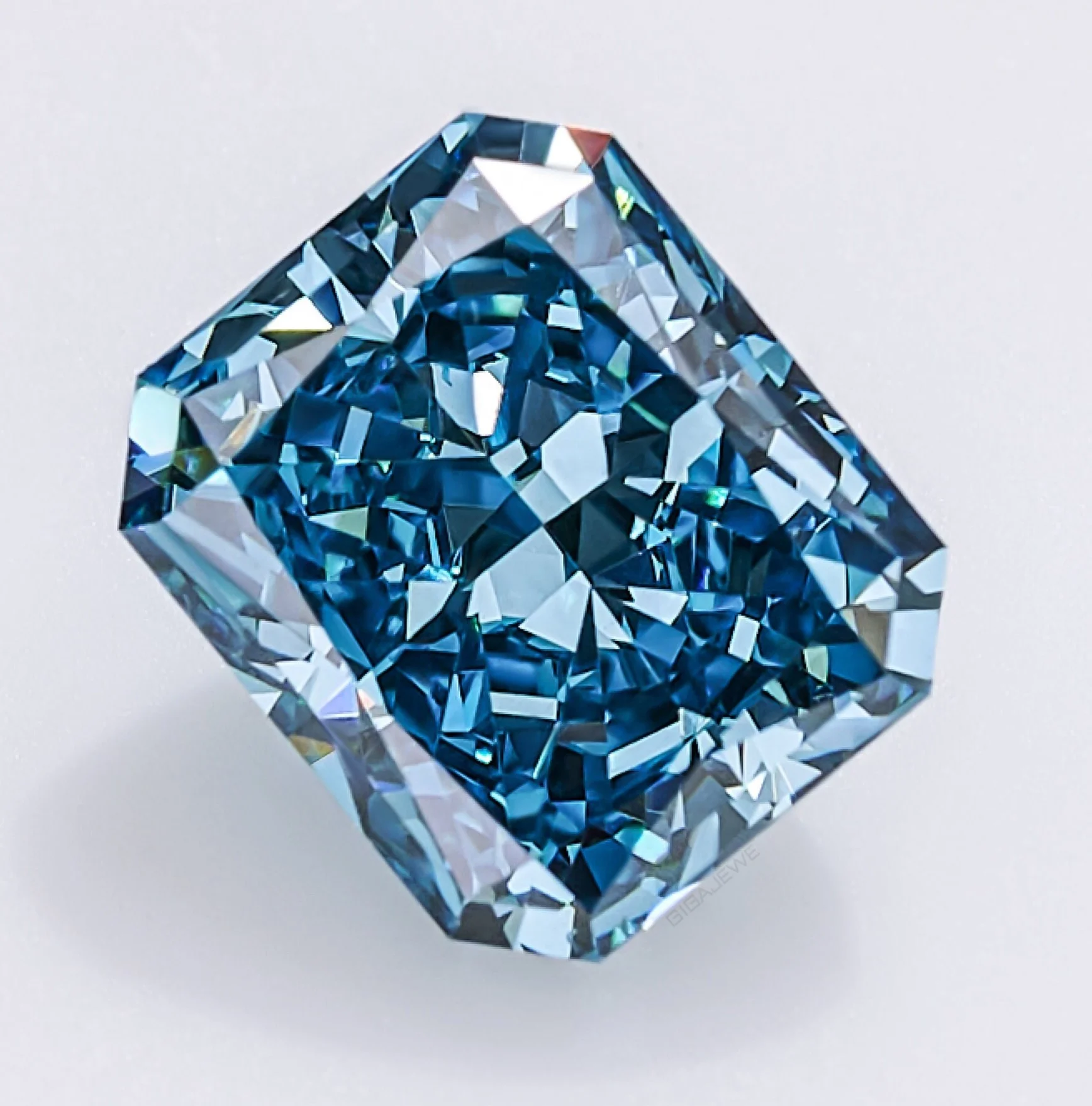 lab grown Diamonds radiant Cut VS1 Loose Diamond CVD Blue color polished Diamonds VS1 Clarity Loose Wholesale Price