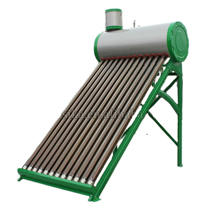12 Tube 120L Colorful No Pressure Galvanized Steel Solar Water Heater