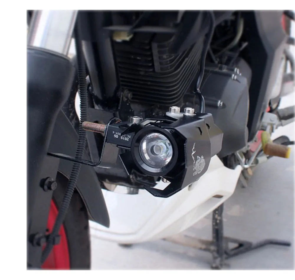 Motorcycle Lighting System Mini Driving Light Luces Led Lens Faros Auto Moto Lamps Sorot Truck LED Work Light Bars For BMW Honda