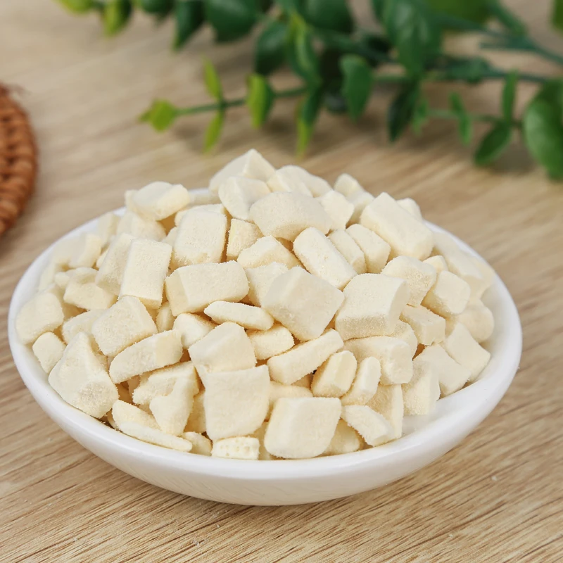 Natural Food Grade Freeze dried Freeze dried tofu Cubes Bean Curd
